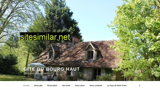 gitedubourghaut.fr alternative sites