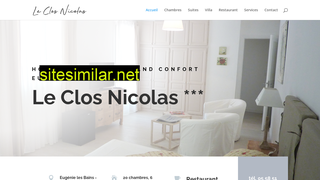 hotel-clos-nicolas.fr alternative sites
