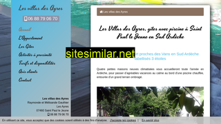 lesvillasdesayres.fr alternative sites