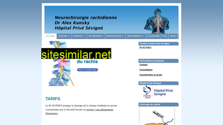 neurochirurgie-sevigne.fr alternative sites