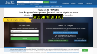 pneus100.fr alternative sites