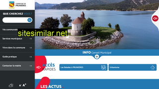 prunieres.fr alternative sites