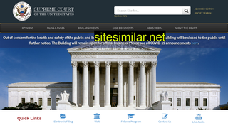 supremecourt.gov alternative sites