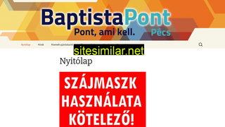 baptipontpecs.hu alternative sites
