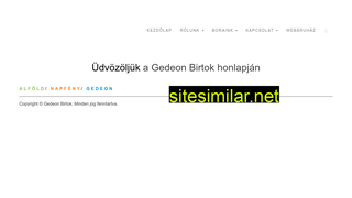 gedeonbirtok.hu alternative sites