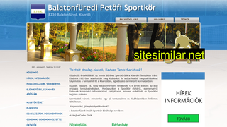 petofisportkorfured.hu alternative sites