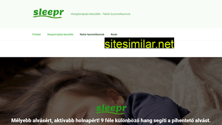 sleepr.hu alternative sites