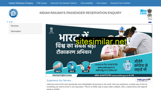 indianrail.gov.in alternative sites