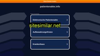 patientenakte.info alternative sites
