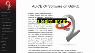 aliceo2group.github.io alternative sites