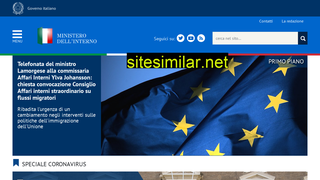 interno.gov.it alternative sites