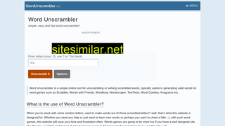 wordunscrambler.me alternative sites