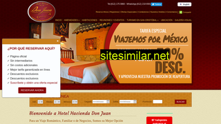 hotelhaciendadonjuan.mx alternative sites