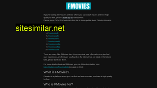 fmovies.name alternative sites