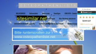 osteopathenliste.net alternative sites