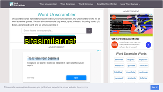 wordunscrambler.net alternative sites