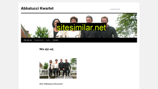 abbatuccikwartet.nl alternative sites