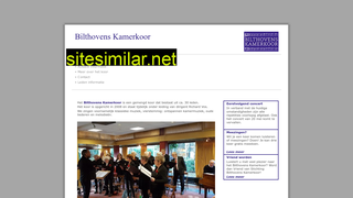 bilthovenskamerkoor.nl alternative sites