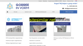 gorreeinvorm.nl alternative sites