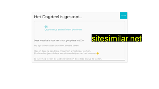 hetdagdeel.nl alternative sites