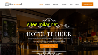 hoteltehuur.nl alternative sites