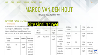 marcovandenhout.nl alternative sites