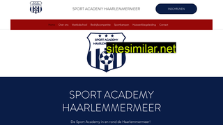sportacademyhaarlemmermeer.nl alternative sites