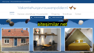 vakantiehuisjevrouwenpolder.nl alternative sites
