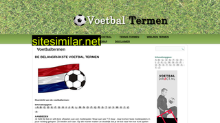 voetbaltermen.nl alternative sites