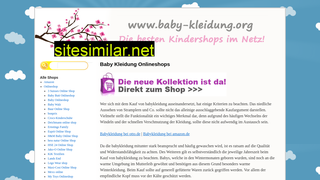 baby-kleidung.org alternative sites