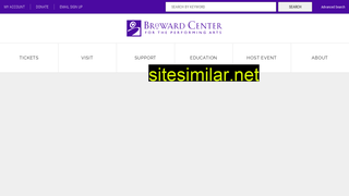 browardcenter.org alternative sites