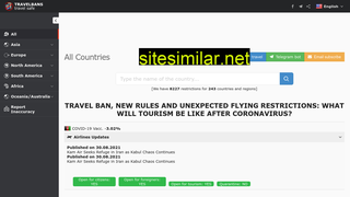 travelbans.org alternative sites