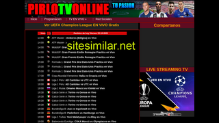 Top 100 similar websites like pirlotv.fr and competitors