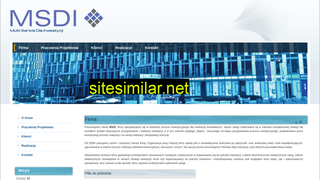 msdi.com.pl alternative sites