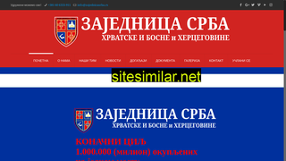 zajednicasrba.rs alternative sites
