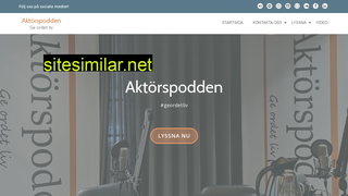aktorspodden.se alternative sites
