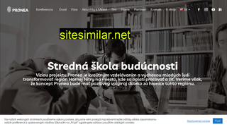 pronea.sk alternative sites
