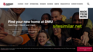 dmu.ac.uk alternative sites