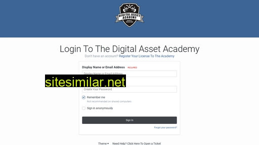 digitalasset.academy alternative sites