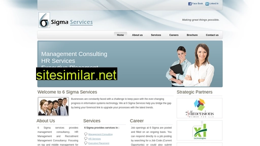 6sigmaservices similar sites
