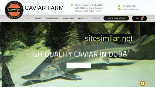 caviarfarm.ae alternative sites