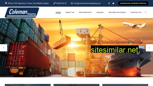 colemanlineshipping.ae alternative sites