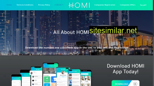 homi.ae alternative sites