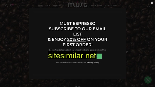 Mustespresso similar sites