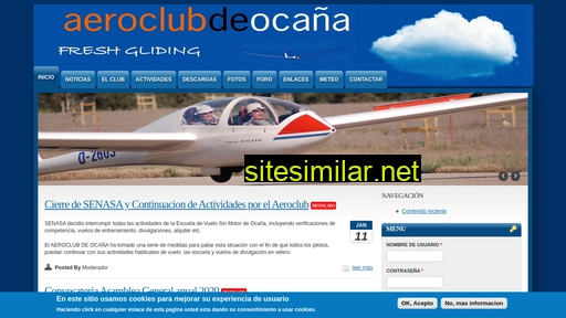 Aeroclubdeocana similar sites