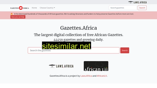 gazettes.africa alternative sites