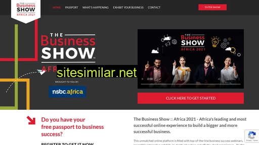 thebizshow.africa alternative sites