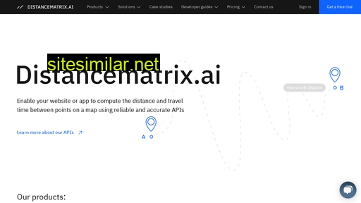 distancematrix.ai alternative sites