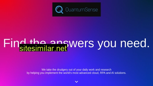 quantumsense.ai alternative sites