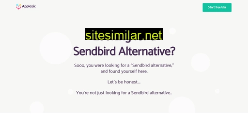 Sendbird-alternative similar sites